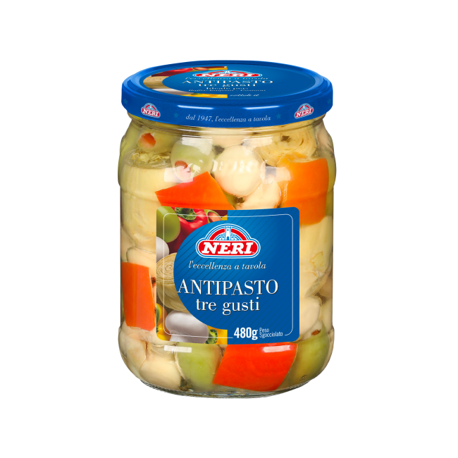 Antipasto misto 3 gusti 480 gr