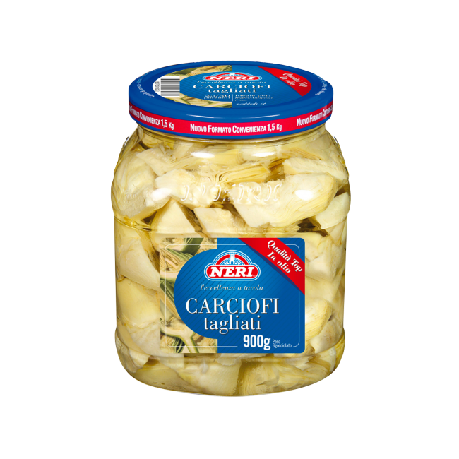 Carciofi tagliati rosso 900 gr