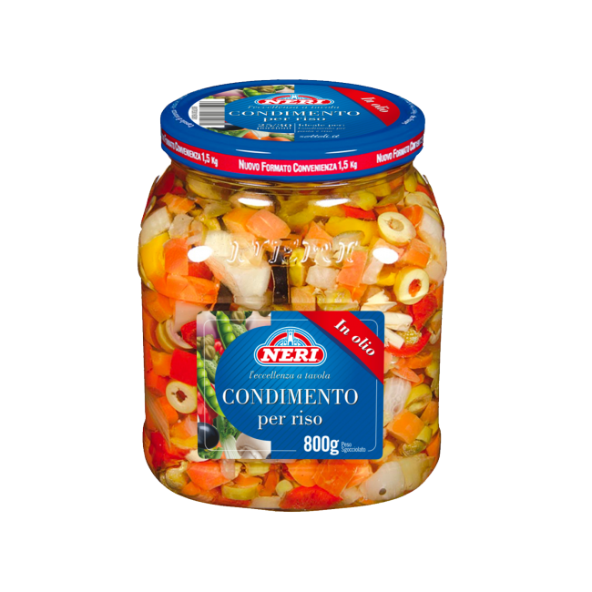 Condimento in olio 900 gr