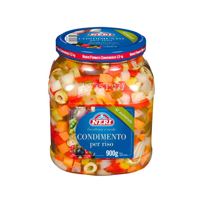 Condimenti senza olio 900 gr