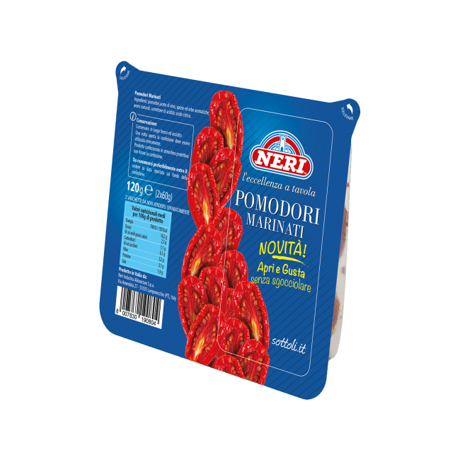 pomodori marinati vaschetta