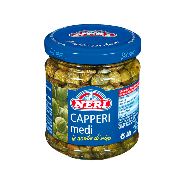 Capperi medi aceto di vino