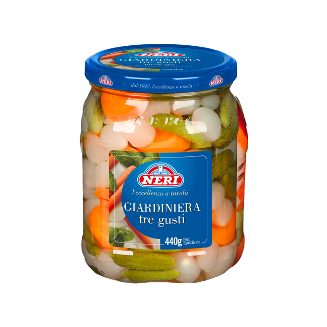 Giardiniera tre gusti