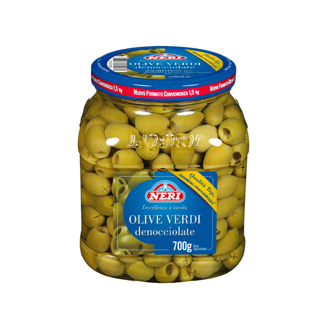 Olive verdi denocciolate 700 gr
