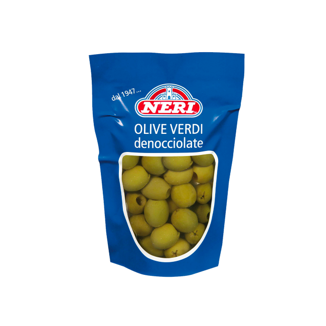Olive verdi denocciolate sacchetto