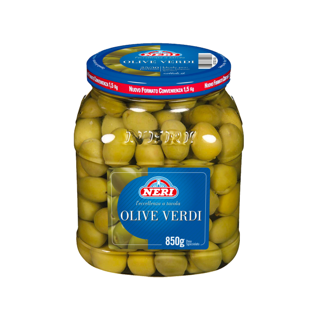 Olive verdi 850 gr