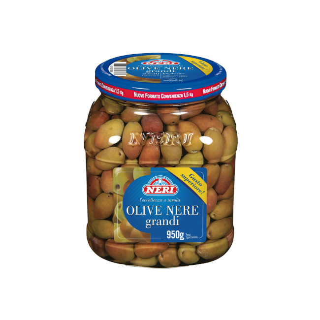 Olive nere intere grandi 950 gr
