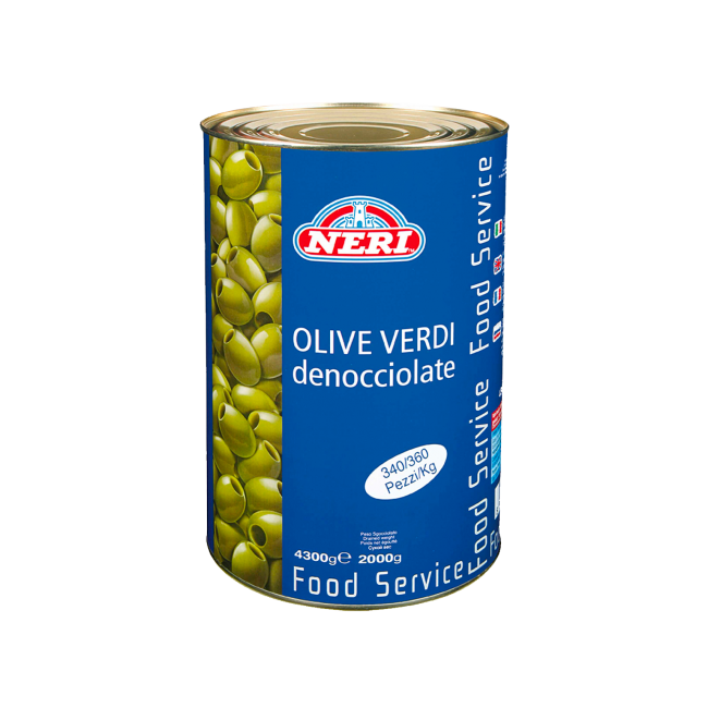 Olive verdi denocciolate 4300 gr