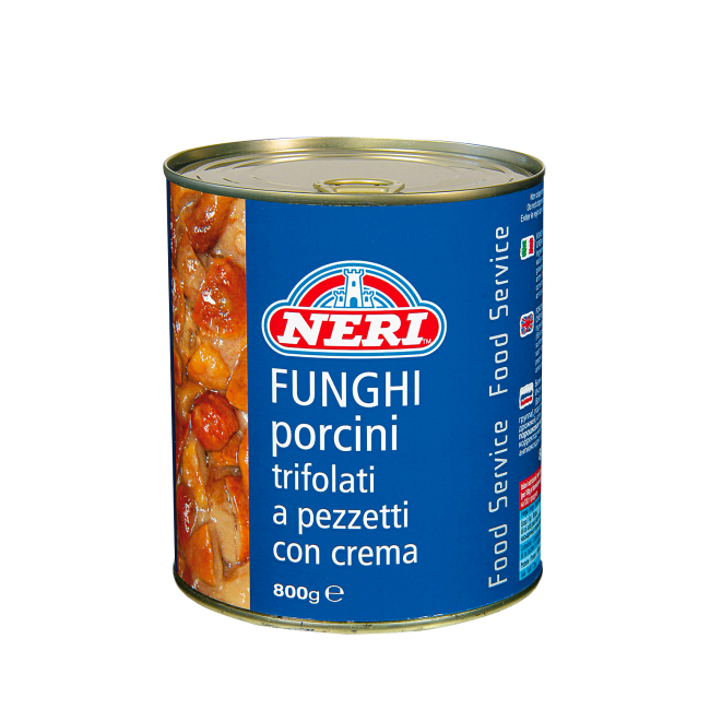 Funghi porcini trifolati con crema